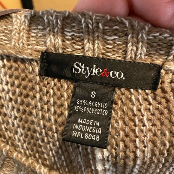 Macy’s boho texture fringe tunic oversized sweater - Picture 14 of 14